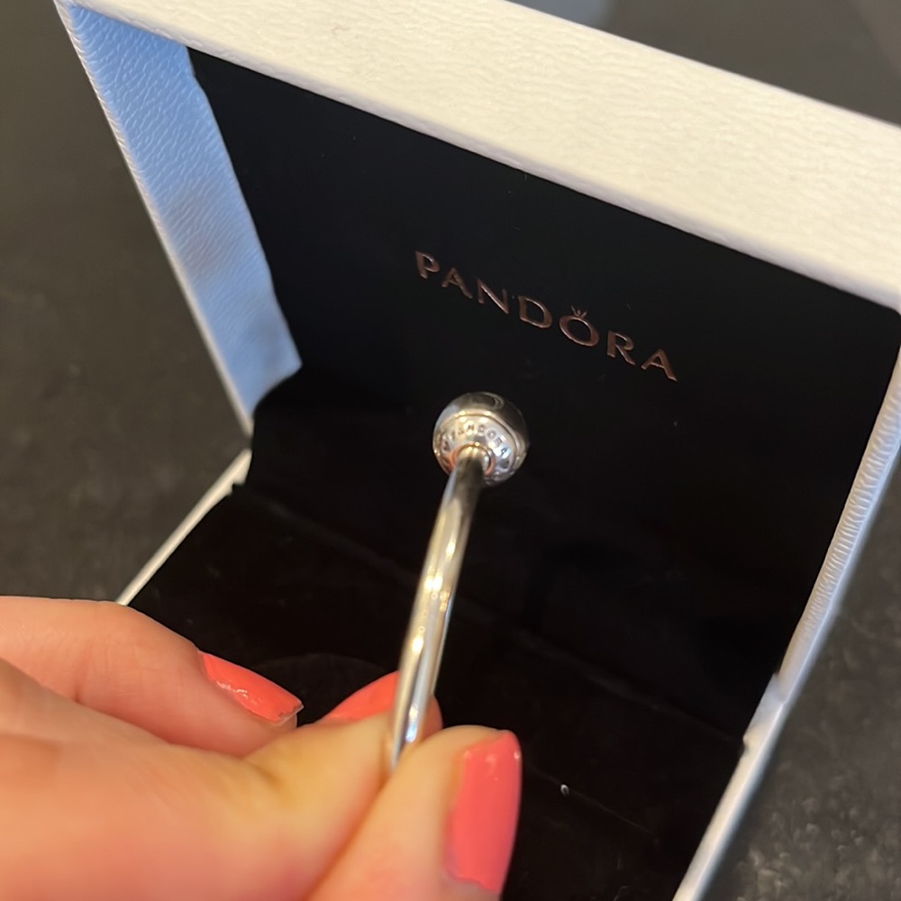 Pandora Moon and Stars Bangle - Sterling Silver - Picture 3 of 7